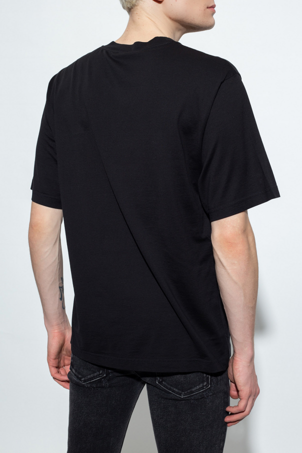 T - Dolce & Gabbana Eyes Talk graphic-print T-shirt Nero